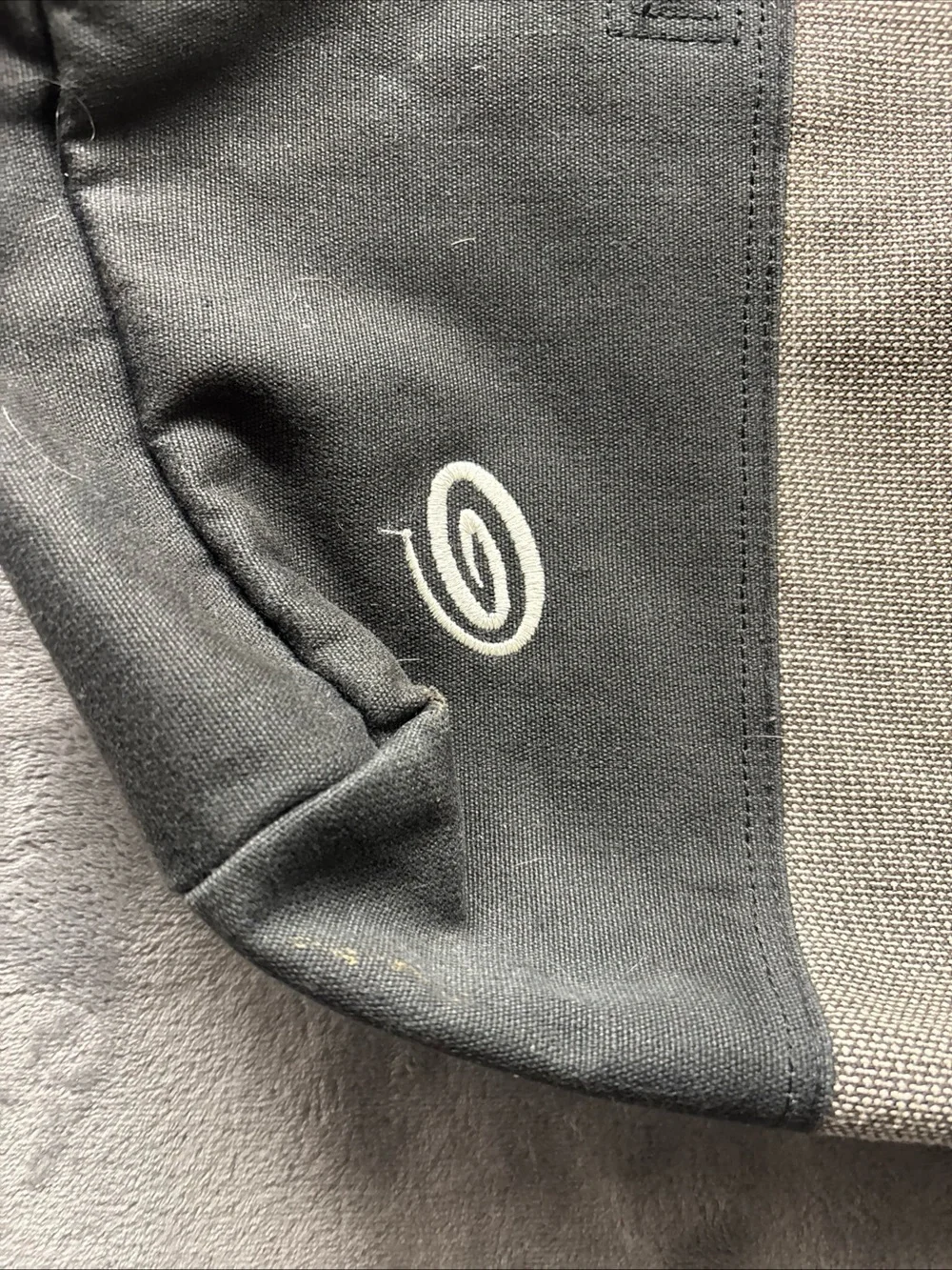 Timbuk2 unisex Tricolor Canvas Tote Bag - Black/Gray/Olive